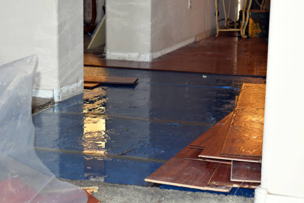 Professional Water Extraction technician working in Bloomington, CA